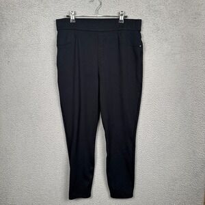 Spanx‎ Dress Pants Women XL Black Pull On Comfort Stretch Office Career Business